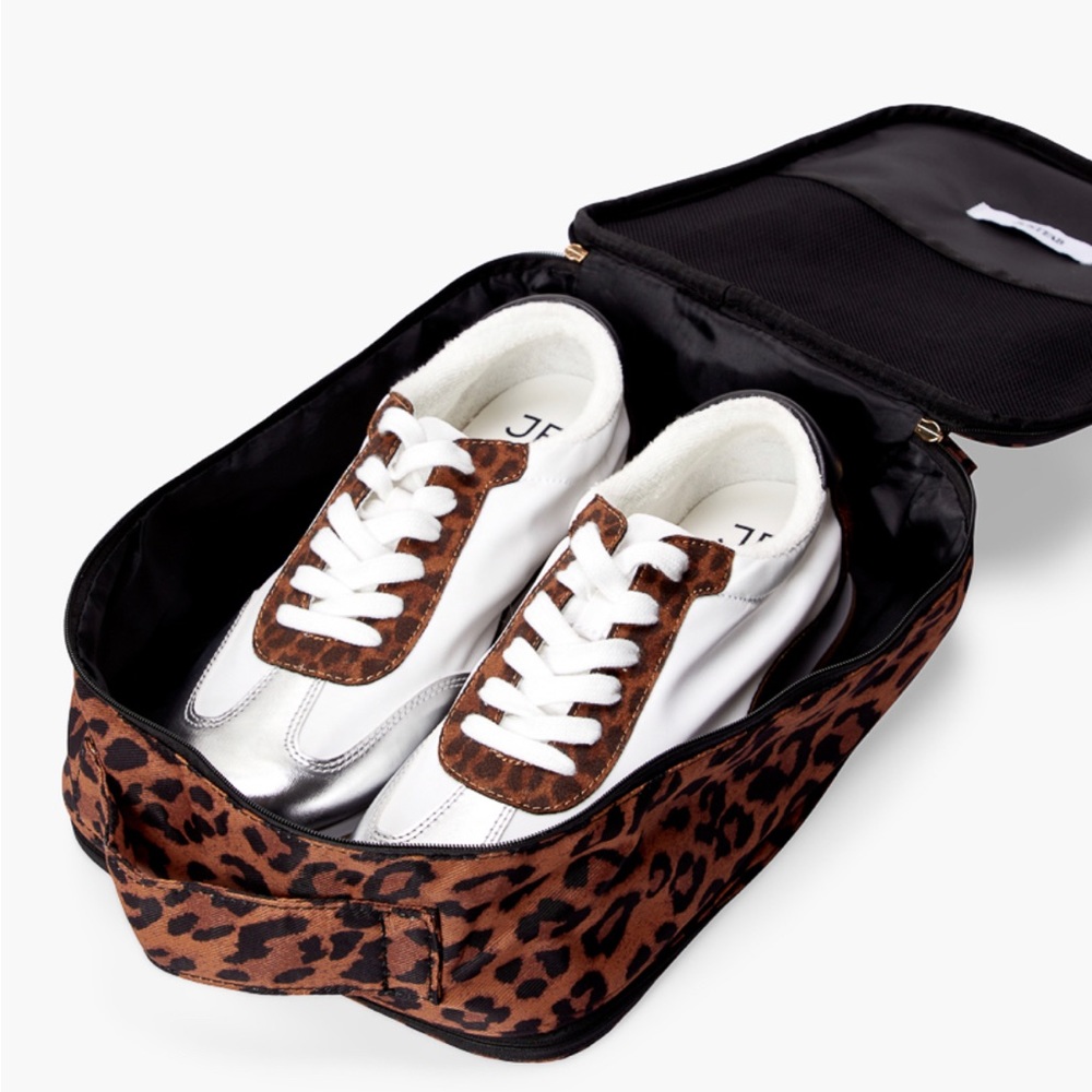 New! Leopard Print Shoe Kit Holder